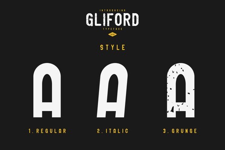 GLIFORD DEMO font